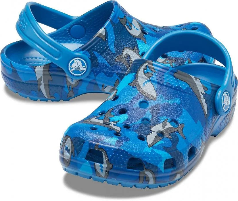 Crocs Classic Shark Clog PS gyerek Papucs
