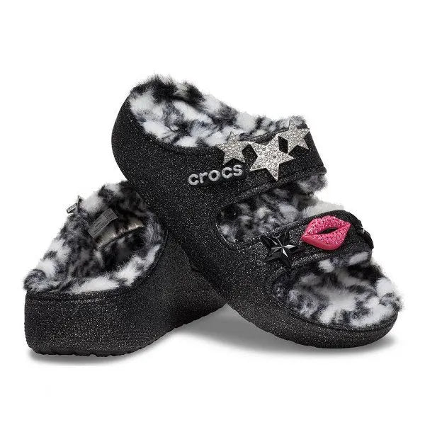 Crocs Clssic Cozzzy Disco Glitter Sandal CIPÕ - - SZANDÁL Papucs - Sportmania.hu