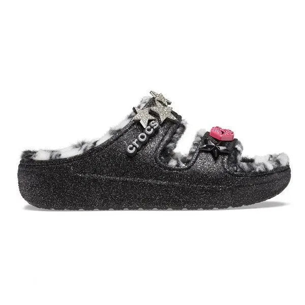 Crocs Clssic Cozzzy Disco Glitter Sandal Papucs - Sportmania.hu