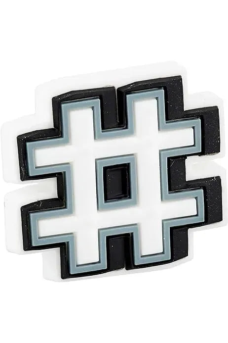 Crocs Jibbitz Hashtag Cipődísz - Sportmania.hu