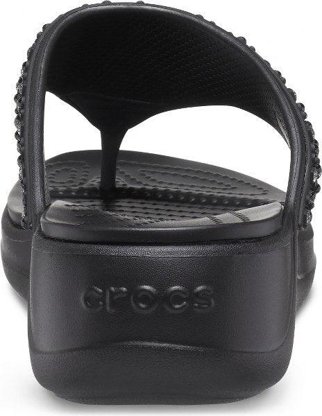 Crocs Monterey Shimmer Wedge Flip W Papucs - Sportmania.hu