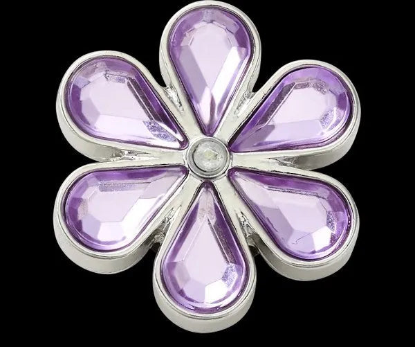 Crocs Purple Blinged Out Daisy Cipődísz - Sportmania.hu