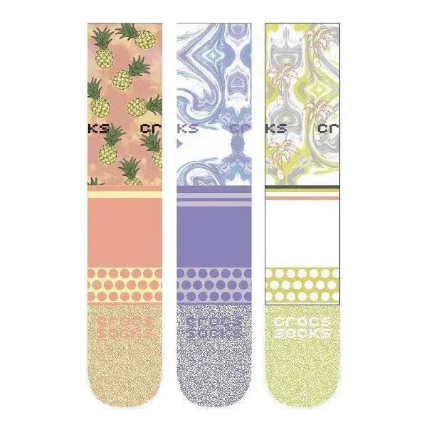 Crocs Socks Adult Crew Retro Resort 3 Pack Zokni - Sportmania.hu