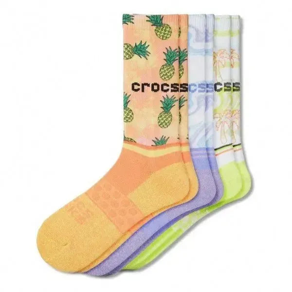 Crocs Socks Adult Crew Retro Resort 3 Pack Zokni - Sportmania.hu