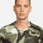 Nike Dri-FIT Miler-Men\'s Short-Sleeve Camo Running Top férfi póló