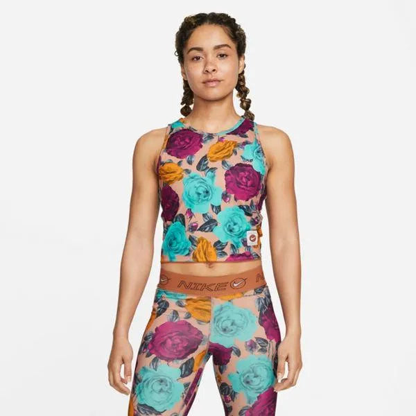 Nike_ Nike Dri-FIT Icon Clash-Womens Slim Printed Tank női Atléta