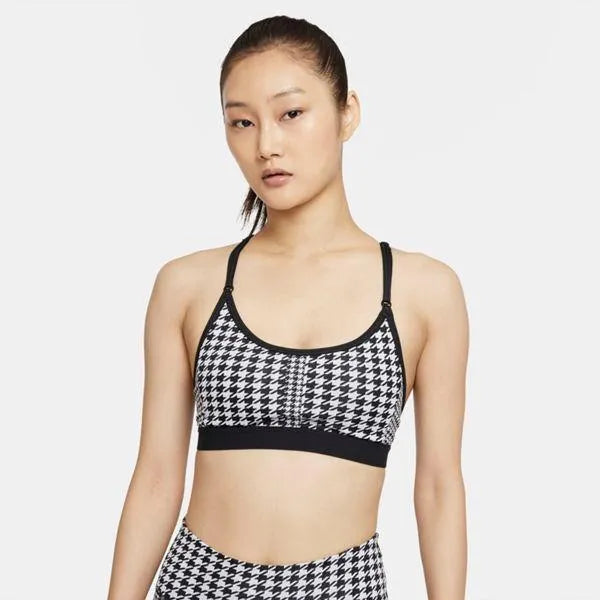 Nike_ Nike Dri-FIT Indy Icon Clash Women\'s Light-Support Padded T-Back Sports Bra Sportmelltartó - Sportmania.hu