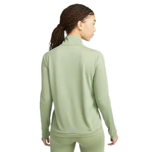 Nike_ Nike Dri-FIT Swoosh-Women\'s 1/4-Zip Long-Sleeve Running Mid Layer zip női pulóver
