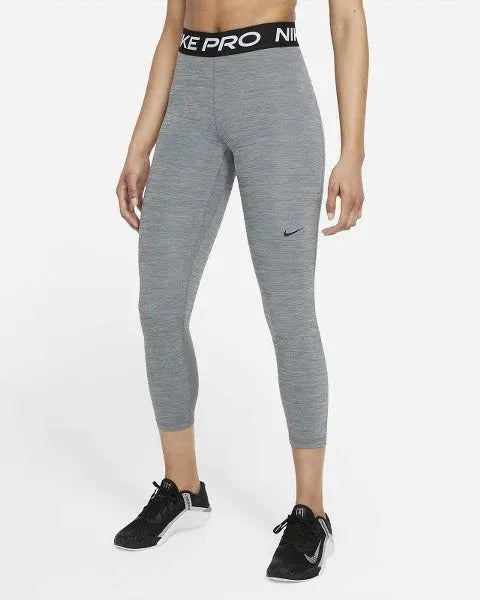 Nike_ Nike Pro 365-Women\'s Mid-Rise Cropped Mesh Panel női Leggings CZ9803-084