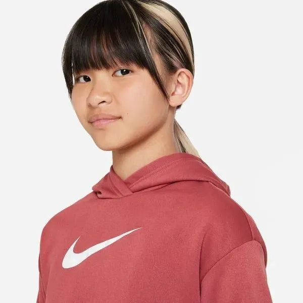 Nike_ Nike Therma-FIT-Big Kids\' (Girls\') Pullover Hoodie Pulóver - Sportmania.hu