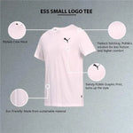 Puma ESS Small Logo fehér férfi Póló