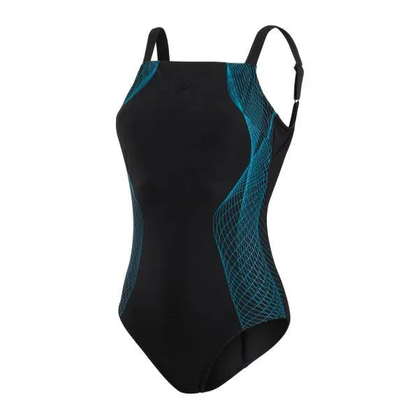 Speedo CrystalLux Printed Shaping 1PC (UK) Úszódressz női