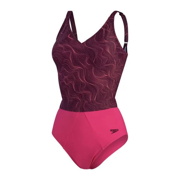 Speedo EVIE PT 1PC AF RED/PURPLE (UK) Fürdőruha - Sportmania.hu