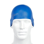 Speedo Plain Moulded Silicone CAP kék unisex Fürdőruha