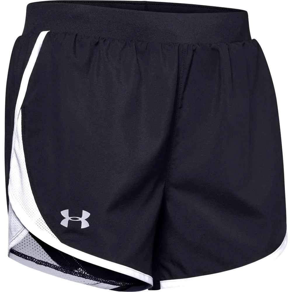 Under Armour Fly By 2.0 női, fekete rövidnadrág