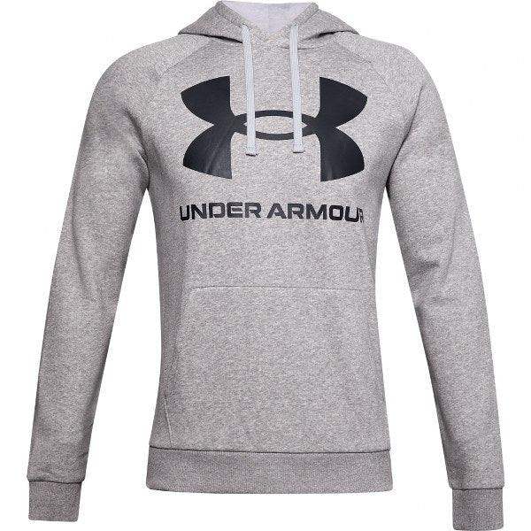 Under Armour Rival Fleece Big logo HD férfi kapucnis pulóver, szürke - Sportmania.hu