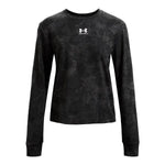 Under Armour Rival Terry Print Crew Hosszú ujjú női Pulóver
